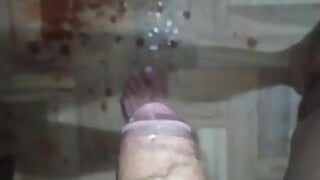 Alone at home, married woman with the huge ass receives a creampie from the bull. Deliciously horny audible fuck