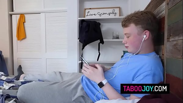 Busty milf stepmom Anissa Kate fucks with her new stepson